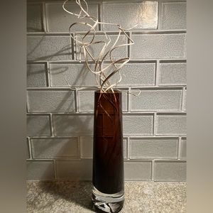 Slender Brown Vase